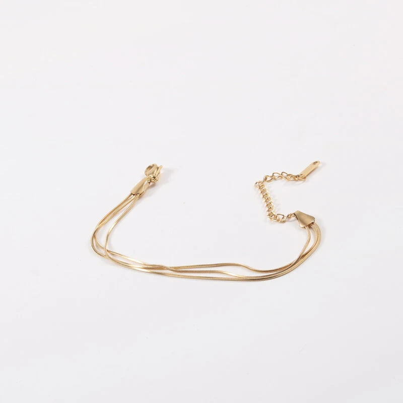 Bracelets Innombrables Acier Titane Plaqué Or 18K — photo 4