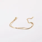 Bracelets Innombrables Acier Titane Plaqué Or 18K — photo 4