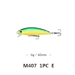 Isca Artificial Minnow Flutuante 6cm 57g M407 para Água Doce, Simulação de Isca, Ideal para Peixes Como Culter, Weever e Mandarin, Alta Eficiência — foto 10