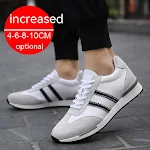 Ademende casual skateboard schoenen, trendy witte sportschoenen. Voor comfort en stijl tijdens het skaten en in je vrije tijd. — foto 2
