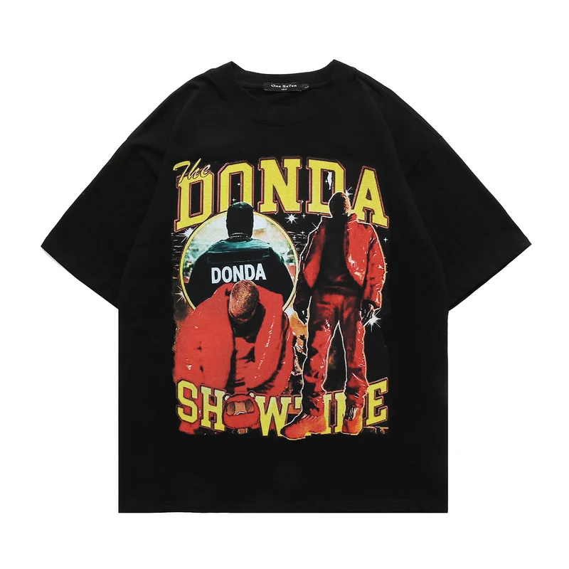 Camiseta juvenil casual de rua masculina, gola redonda, manga curta, perfeita para um estilo urbano e confortável no dia a dia. — foto 2