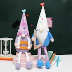 Long Legged Sitting Doll Fabric Decorative Ornament perfect for adding charm and character to your home décor, a unique — photo 6