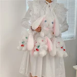 Bolsa Mensageiro Infantil com Corrente de Pérolas, Estampa de Desenho Animado, Perfeita para Meninas. Leve e Charmosa, Ideal para o Dia a Dia. — foto 7