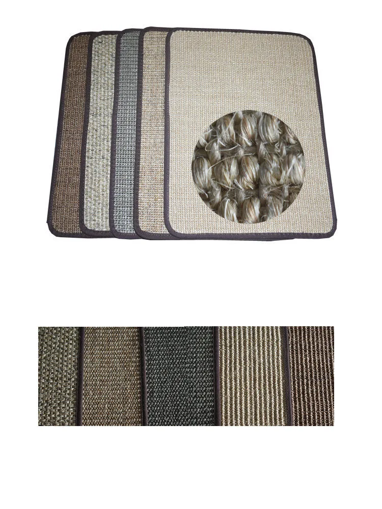 Sisal cat scratch pad, wear-resistant sofa anti-scratch pad, protects furniture, provides a natural scratching surface f — photo 2