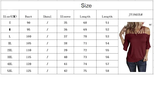 Title 1, Womens One Shoulder Flared Sleeve T Shirt