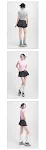 Sweet Cool Style Hot Girl Bow Short Sleeve Ballet Top, perfect for dance and everyday wear. Comfortable and stylish, off — photo 13