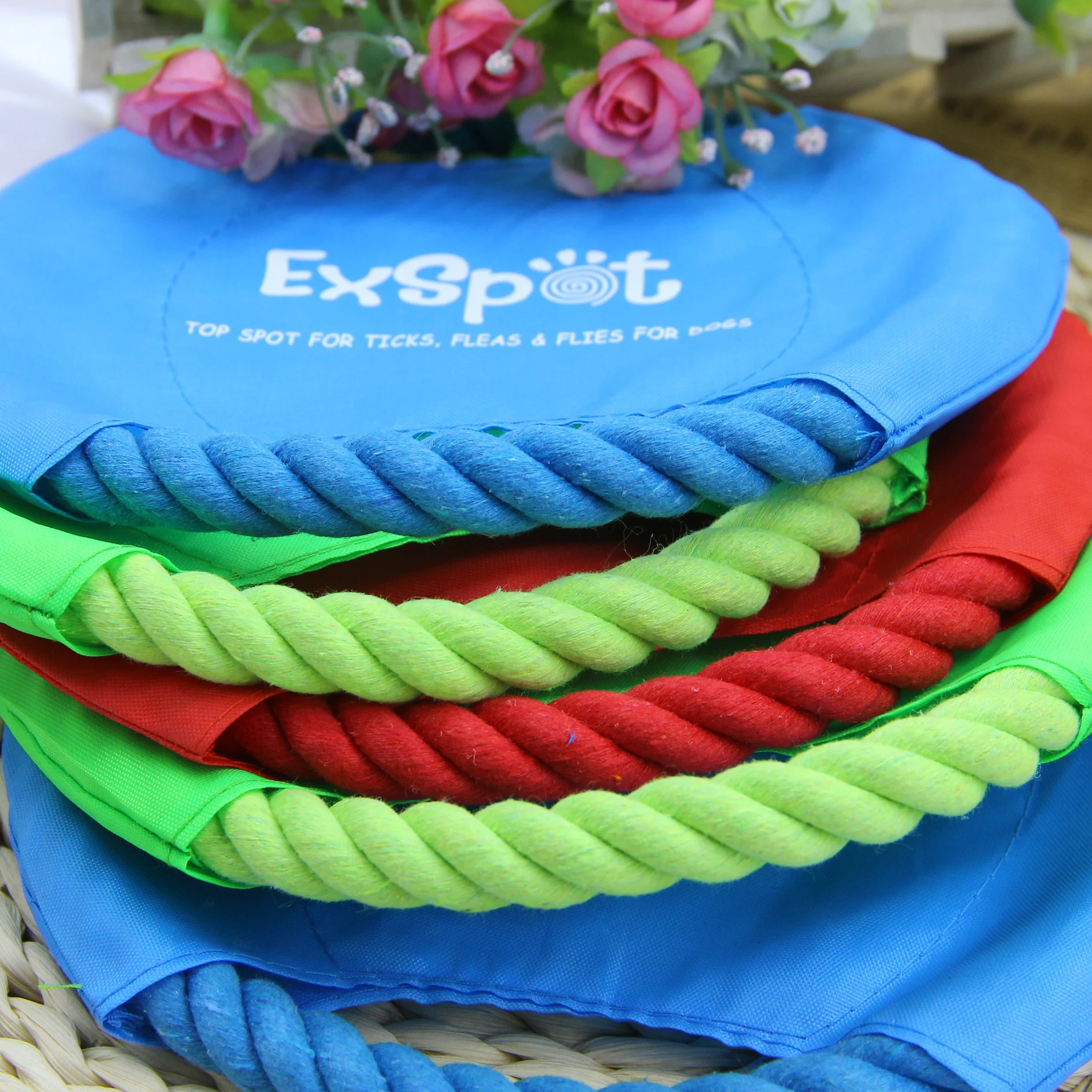 Pet Dog Flying Rope Toy for interactive outdoor fun, training and exercise. Durable and resistant design, perfect for pl — photo 4