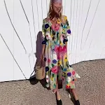 European And American Ladies Casual Printing Temperament Commute Dress — photo 5