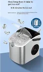 Small Home Ice Machine. Quickly make ice for drinks, cocktails, and parties. Perfect for home use, enjoying cold beverag — photo 10