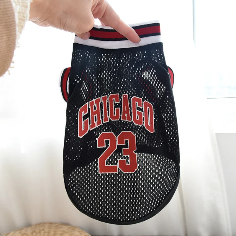 Pet Clothes Basketball Vest Large Mesh Summer Dog Clothes Breathable and Lightweight Keep your dog cool and comfortable — photo 18
