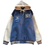 Hong Kong Style Retro Bear Hooded Jacket Loose and Chic. A comfortable and stylish jacket perfect for everyday wear, a g — photo 5
