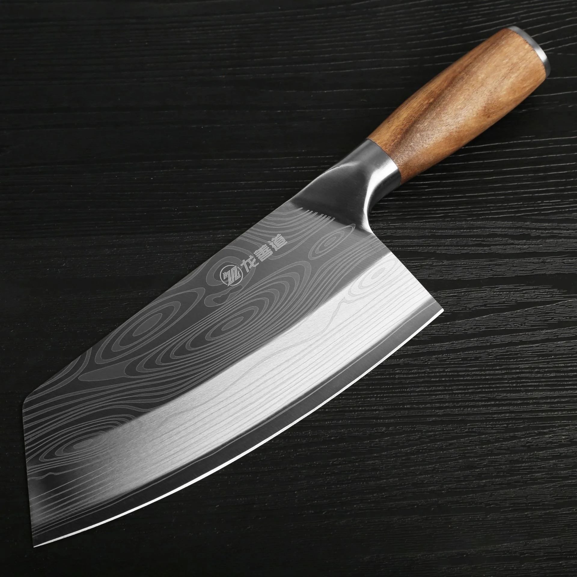 Stainless Steel Kitchen Knife with Wooden Handle — Provides precise and comfortable cutting for all your culinary needs, — photo 4