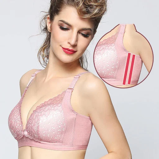 Title 3, Front button breastfeeding bra for easy nursing...
