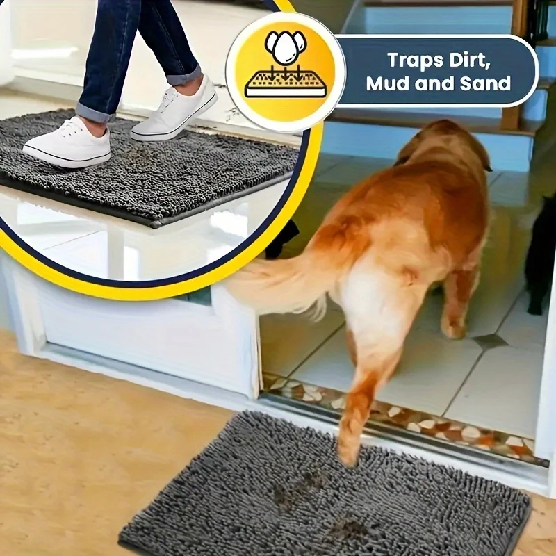 Title 4, Dog doormat quick-drying microfiber , absorbs m...