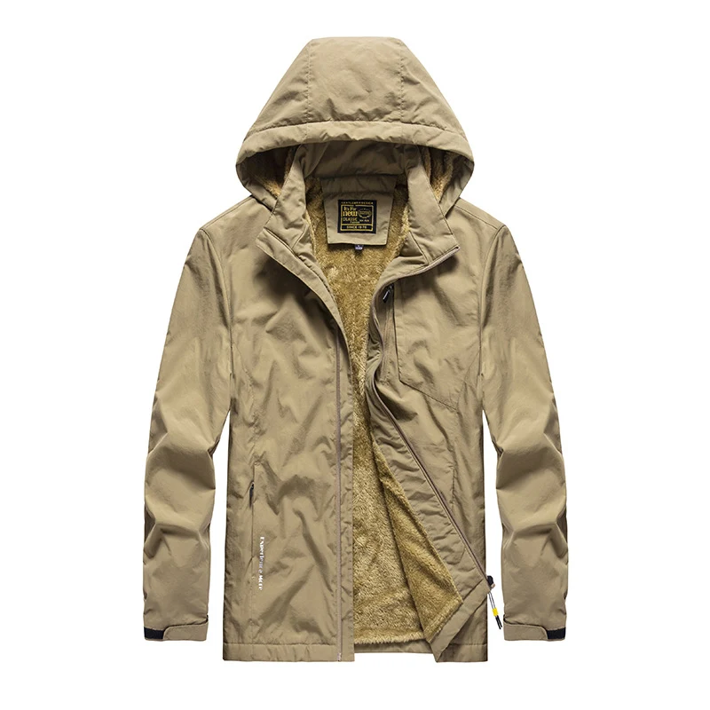 Title 5, Mens Jacket Winter Coat New Plus Velvet Thicke...