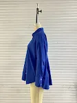 Women's Lapel Buttoned Loose Solid Poplin Shirt, offering comfort and style. A versatile shirt perfect for casual wear a — photo 7