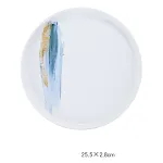 White blue color