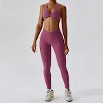 Purple pants set