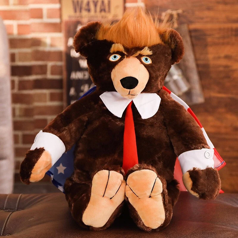 Urso de pelúcia grande e fofo, feito em tecido macio e ideal para abraçar. Perfeito para crianças e adultos que buscam conforto e carinho. — foto 3
