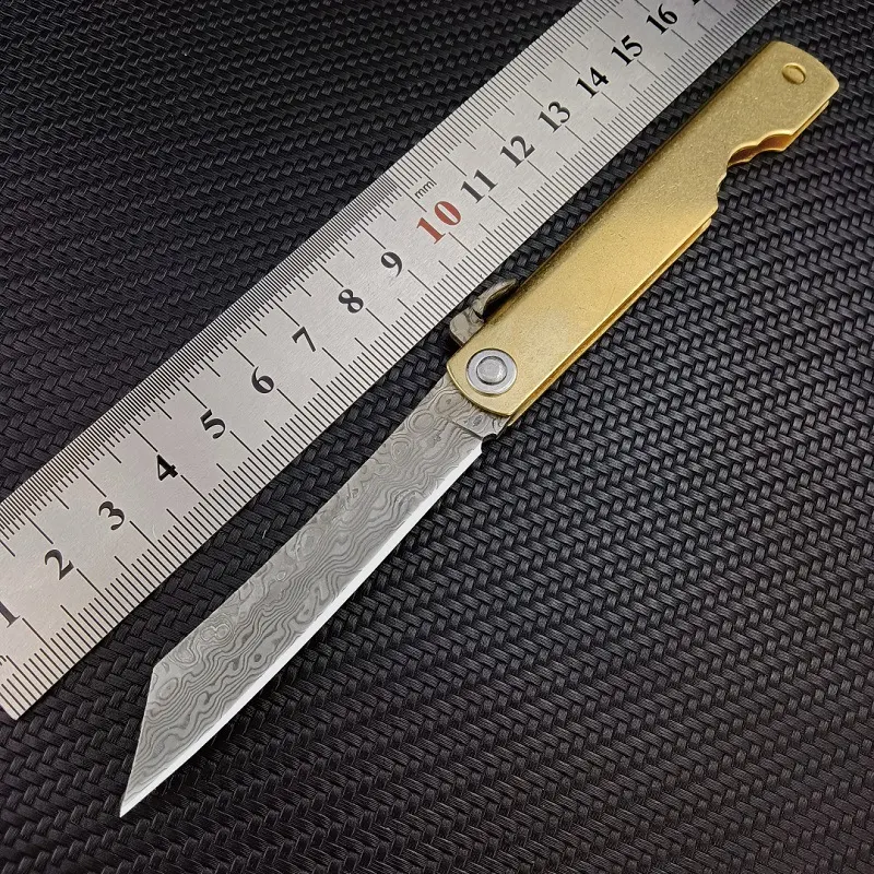 Title 4, Outdoor Mini Self Defense Damascus Portable Fis...
