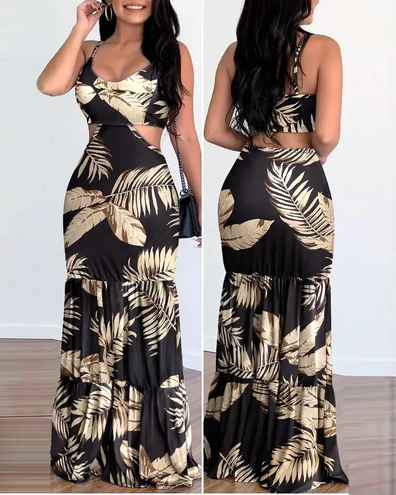 Women's V-neck Pencil Skirt Dress — photo 9