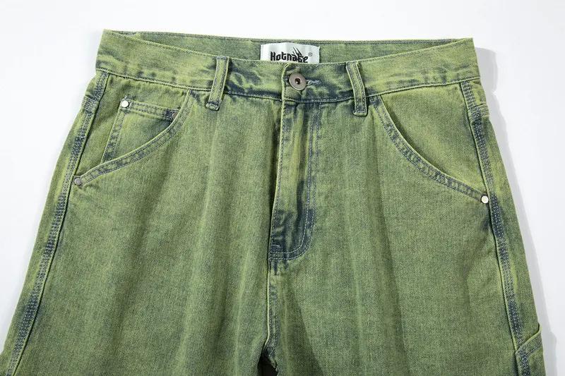 Title 2, Shorts de mezclilla desgastados y lavados perfe...