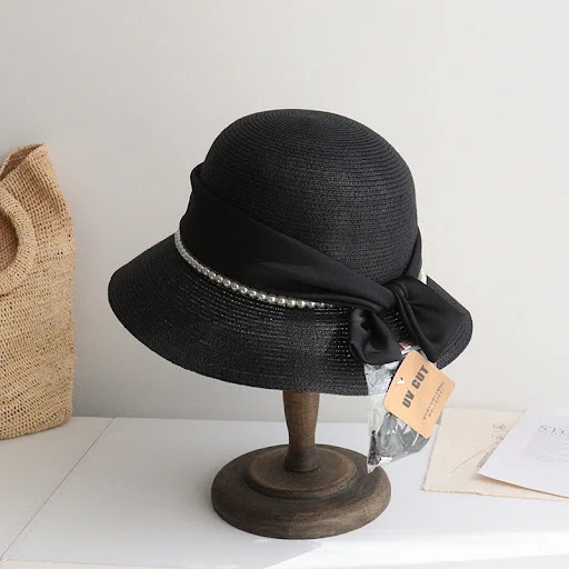 Title 8, Womens Korean Straw Plaited Outing Straw Hat. ...