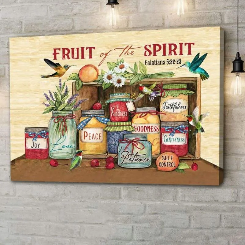 Title 1, Fruit Of Spirit Epistle To The Galatians Canvas...