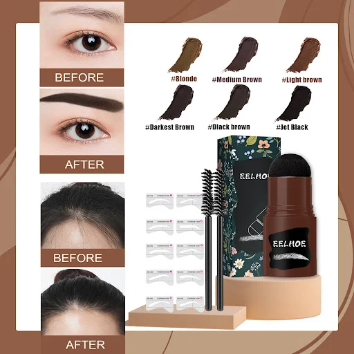 Title 5, Eyebrow Print Suit for Hairline, Waterproof, Sw...