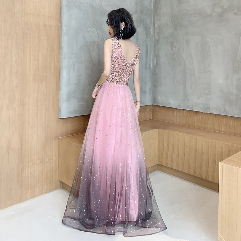 Title 5, Fairy Long Host Birthday Party Starry Sky Gradi...
