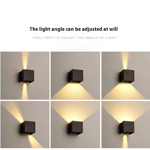 Title 5, LED Outdoor Waterproof Wall Lamp Modern Minimalist