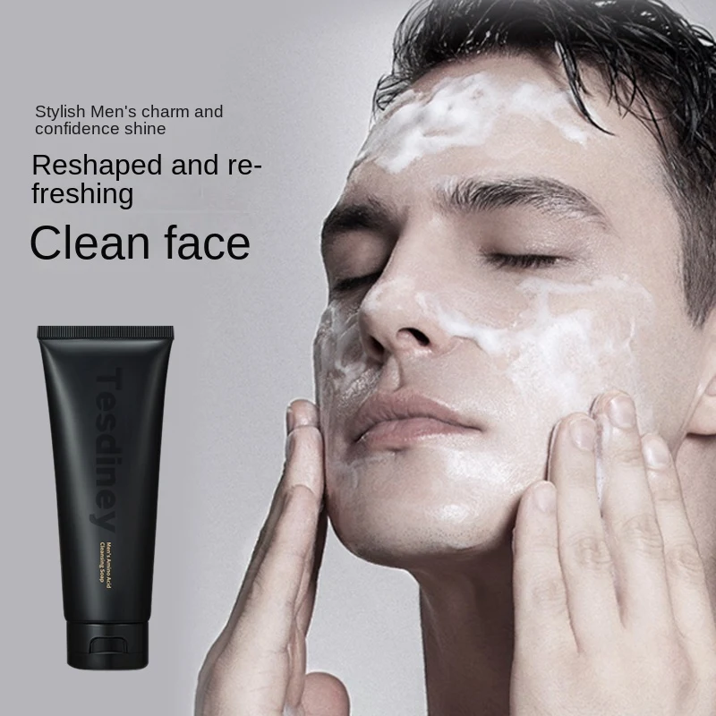 Limpador Facial Masculino Controle de Oleosidade, Remove Acne, Cravos e Reduz Poros. Pele Limpa e Livre. — foto 1