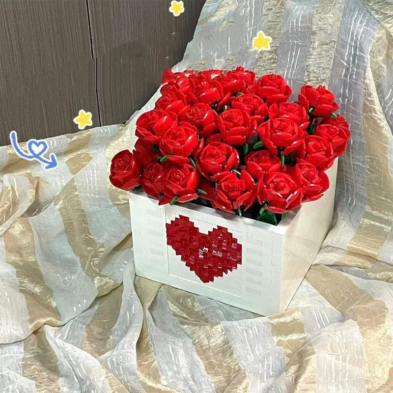 Title 2, Assembled DIY Flower Ornaments for Girls Valent...