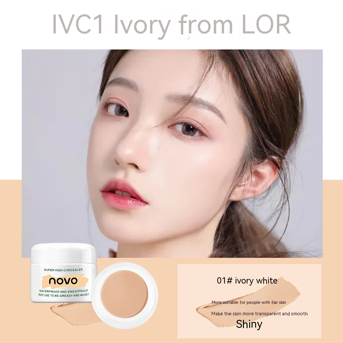 Canakin Concealer Creme de Sombreamento Monocromático. Disfarça imperfeições, contorna, define e realça, proporcionando um visual impecável e profissional. — foto 5