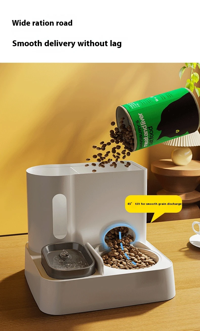 Title 5, Cat Automatic Pet Feeder Water Dispenser Integr...