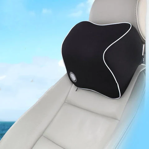 Title 2, Memory Foam Car Headrest Neck Pillow Lumbar Sup...