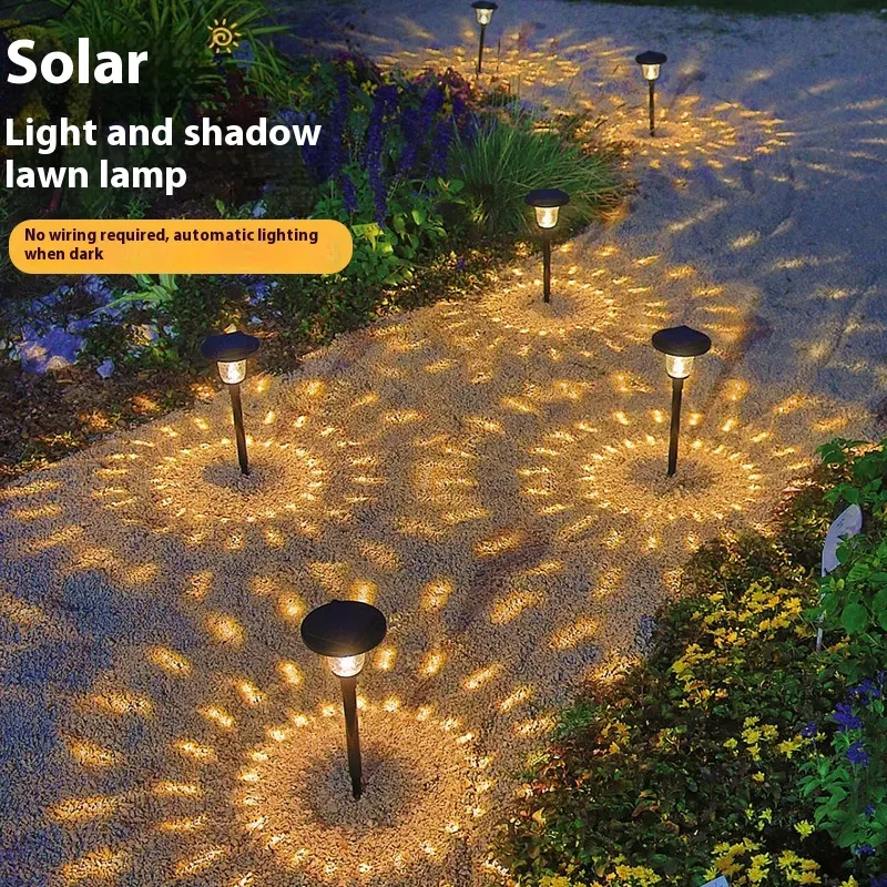 Lâmpada Solar de Jardim para Exterior Decoração de Paisagem Iluminação de Gramado com Energia Solar para seu Pátio — foto 5