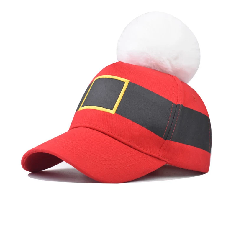 Christmas with Fur Ball All-matching Baseball Cap, perfect for festive looks and matching any outfit, enjoy the holidays — photo 6