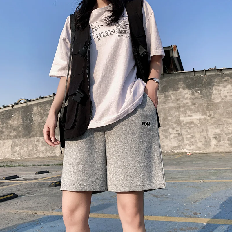 Title 8, Cotton Five-point Sports Shorts Womens Loose C...