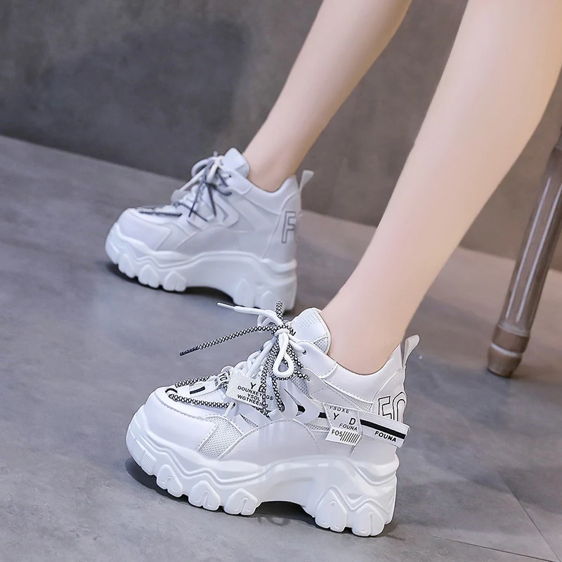 Zapatillas Deportivas Plataforma Transpirables para Mujer Disfruta del Confort y Estilo en Tus Paseos y Actividades de Ocio con Estas Zapatillas Deportivas. — foto 3
