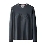 Camiseta de manga larga 100% algodón para hombre Otoño Camiseta estampada Camiseta interior suave y transpirable, ideal para el día a día. — foto 10