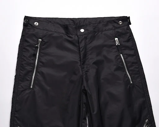 Title 3, Mens Casual Straight Black And Green Contrast ...