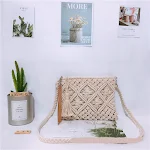 Hand-woven cross-body single-shoulder handbag, perfect for everyday use. Carry your essentials in style and comfort with — photo 1