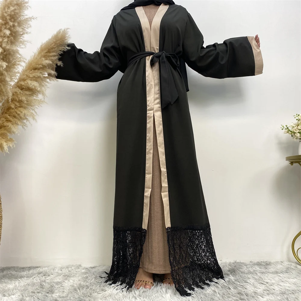 Title 2, Womens Clothing Cardigan Robe with Lace A Vers...