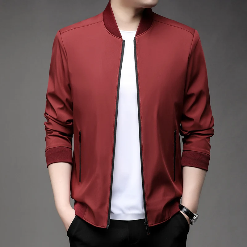 Jaqueta Baseball Uniforme Casual Masculina – Estilo Executivo e Conforto Premium, Perfeita para Ambientes de Negócios e Elegância Casual — foto 7