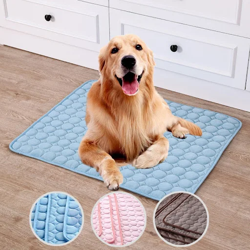 Title 5, Pet Summer Portable Ice Silk Cooling Pad. Keep ...