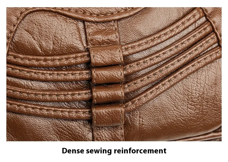 Bolsa mensageiro de couro macio para meia-idade, grande capacidade, ideal para trabalho e dia a dia, confortável no ombro, versátil. — foto 8