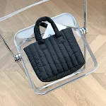 Bolsa de ombro casual de moda feminina com cor sólida. Perfeita para o dia a dia, leve e elegante. Ideal para diversas ocasiões com praticidade. — foto 5