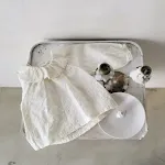 Camiseta para bebé niña con diseño de princesa, solapa de hoja de loto, flores recortadas y lunares, versátil y combinable. — foto 4
