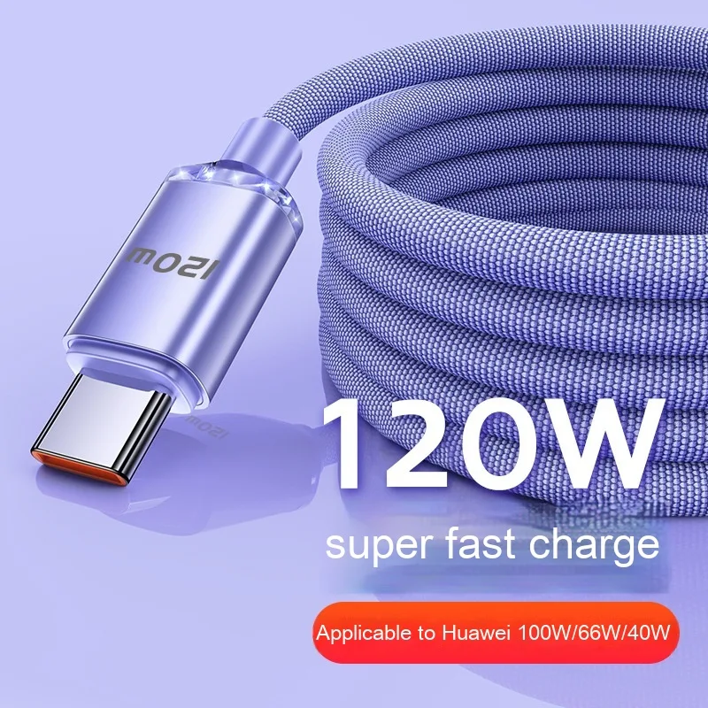 Title 1, Cabo de carregamento para celular Tipo C 120W C...